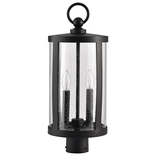 Satco 60-8114 Fixture Broadstone - 2 Light Post Top Matte Black with