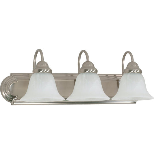 Satco 60-6075 Fixture Ballerina - 3 Light 24 in. Vanity with Alabaster