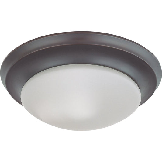 Satco 60-6013 Fixture 1 Light - 12 in. Flush Mount Twist and Lock with