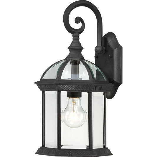 Satco 60-3496 Fixture Boxwood - 1 Light 15 in. Outdoor Wall with Clear