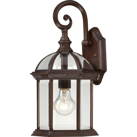 Satco 60-3495 Fixture Boxwood - 1 Light 15 in. Outdoor Wall with Clear