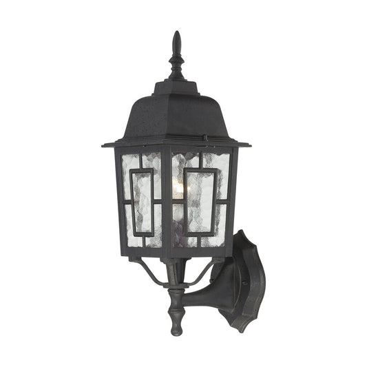 Satco 60-3489 Fixture Banyan - 1 Light 17 in. Outdoor Wall with Clear