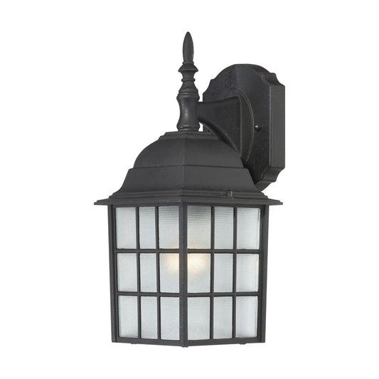Satco 60-3482 Fixture Adams - 1 Light 14 in. Outdoor Wall with Frosted