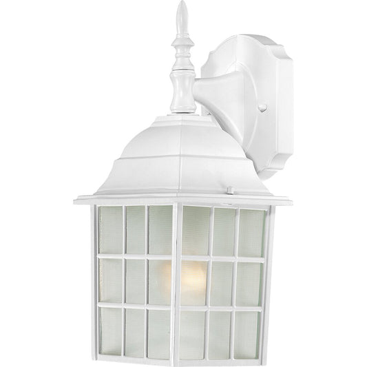 Satco 60-3480 Fixture Adams - 1 Light 14 in. Outdoor Wall with Frosted