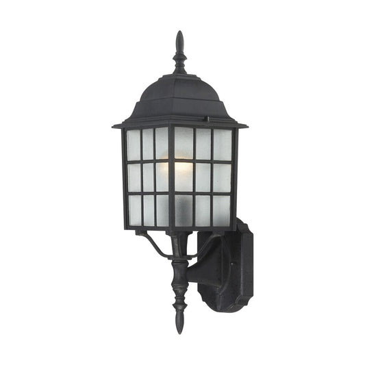 Satco 60-3479 Fixture Adams - 1 Light 18 in. Outdoor Wall with Frosted