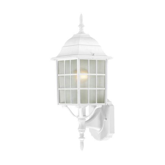 Satco 60-3477 Fixture Adams - 1 Light 18 in. Outdoor Wall with Frosted