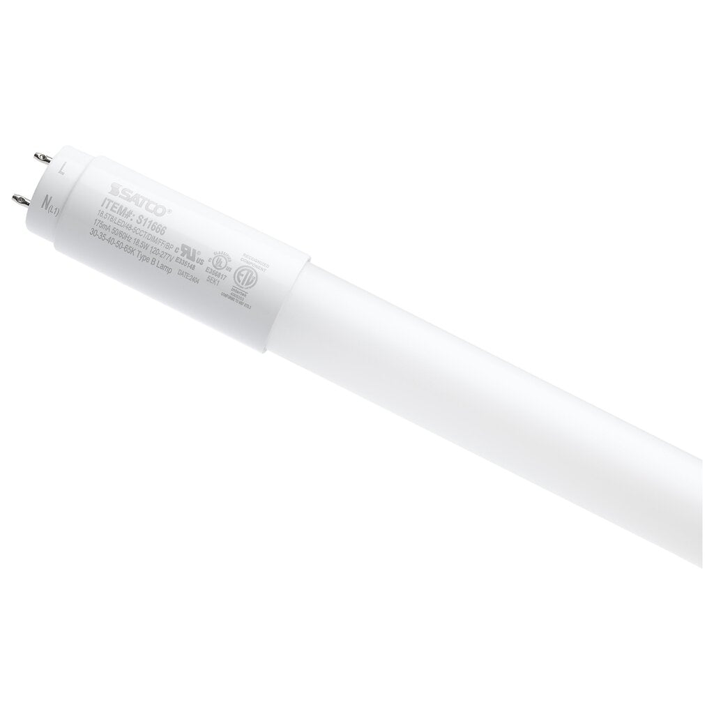 Satco S11666 18.5W T8 LED Light Bulb