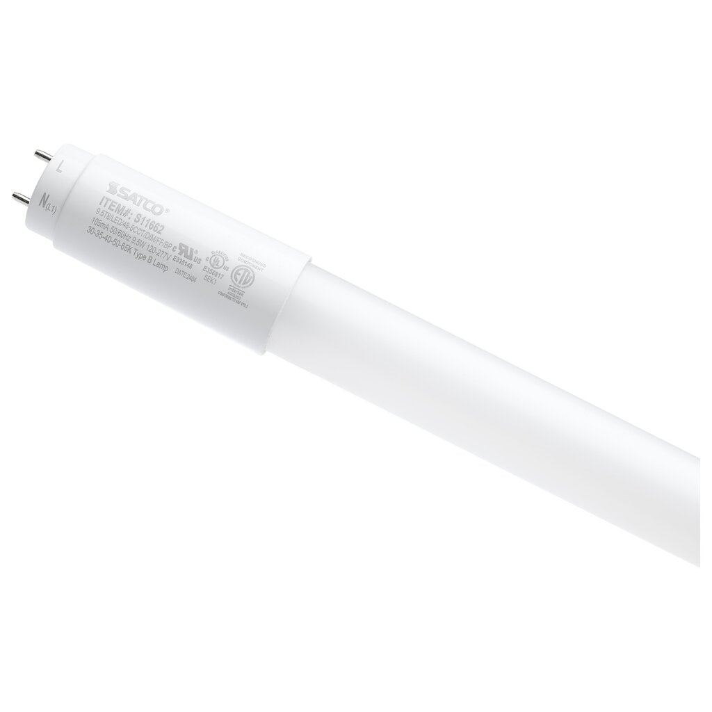 SATCO S11662 9.5W T8 LED Light Bulb