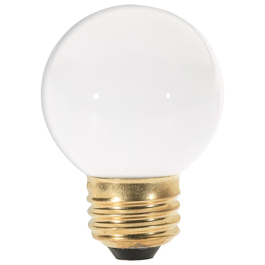 120 pack - SATCO S4541 25W G16.5 Incandescent Light Bulb