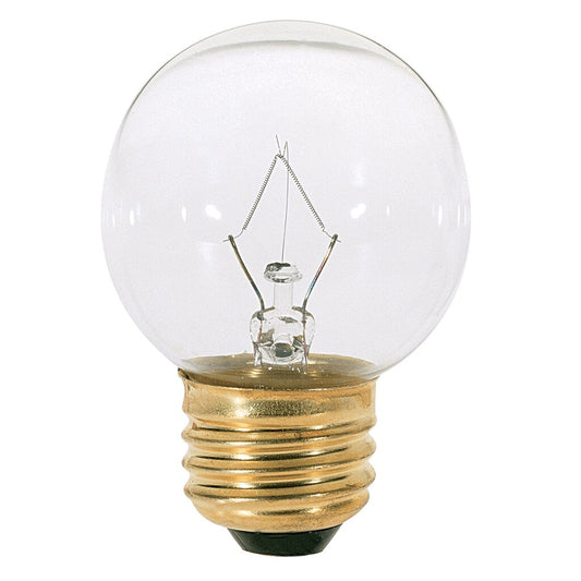 120 pack - SATCO S4538 25W G16.5 Incandescent Light Bulb