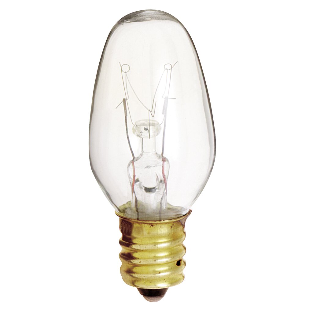 SATCO S4725 7W C7 Incandescent Light Bulb