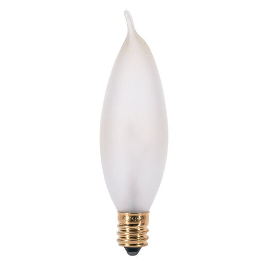 Satco S3778 25W CA8 Warm White Incandescent Light Bulb