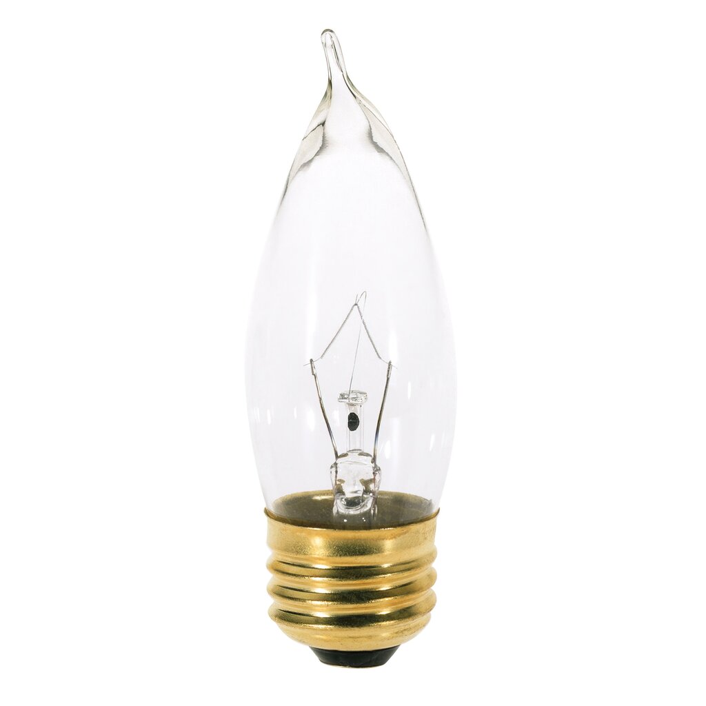 SATCO S3764 25W CA10 Incandescent Light Bulb
