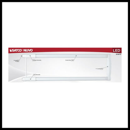 Satco S18413 11.5W/13W/15W T8 LED Light Bulb