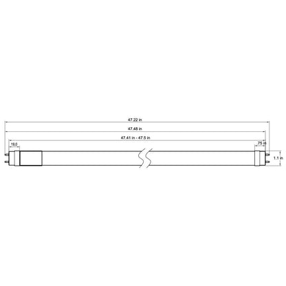 Halco 87201 10.5W T8 LED Light Bulb