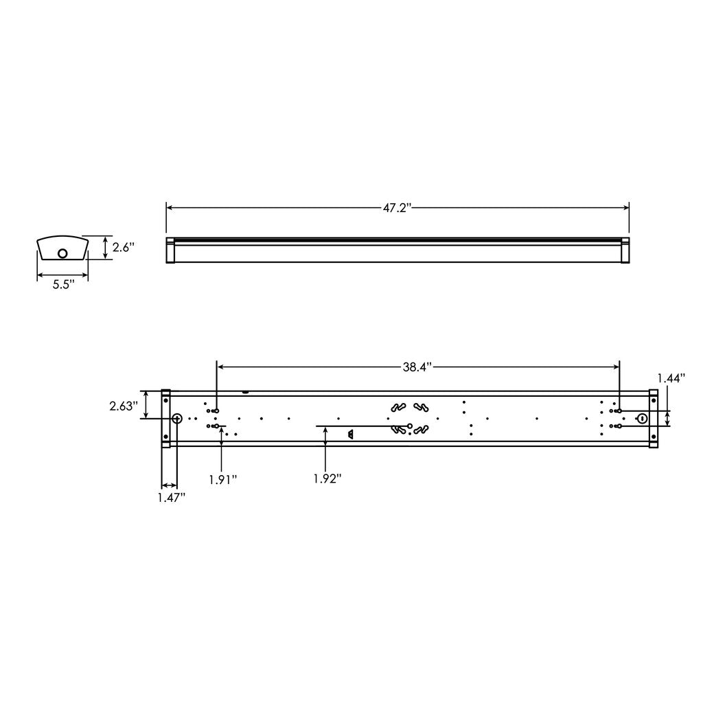 Energetic Lighting WRA4NP52E83550-DF 40W LED Wrap Around Dimmable