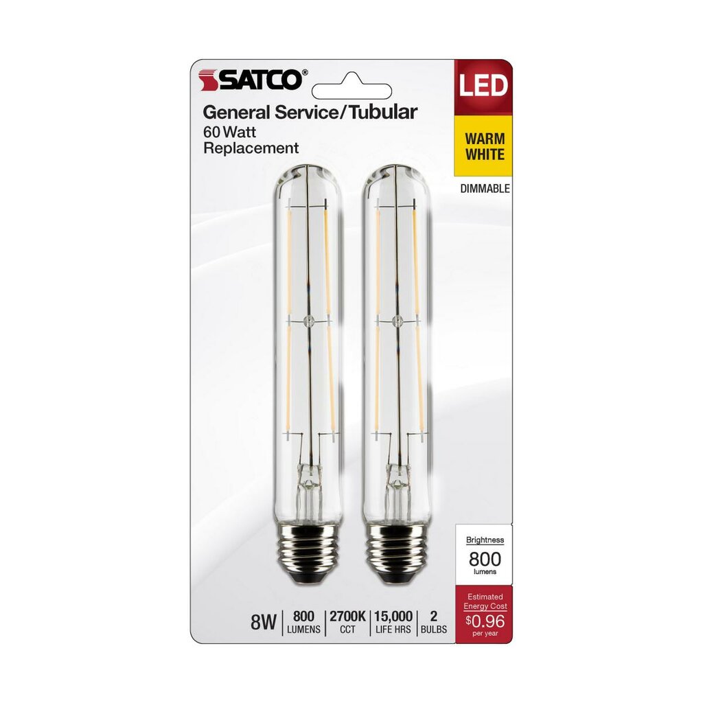 Satco S21867 8W T9 LED Light Bulb