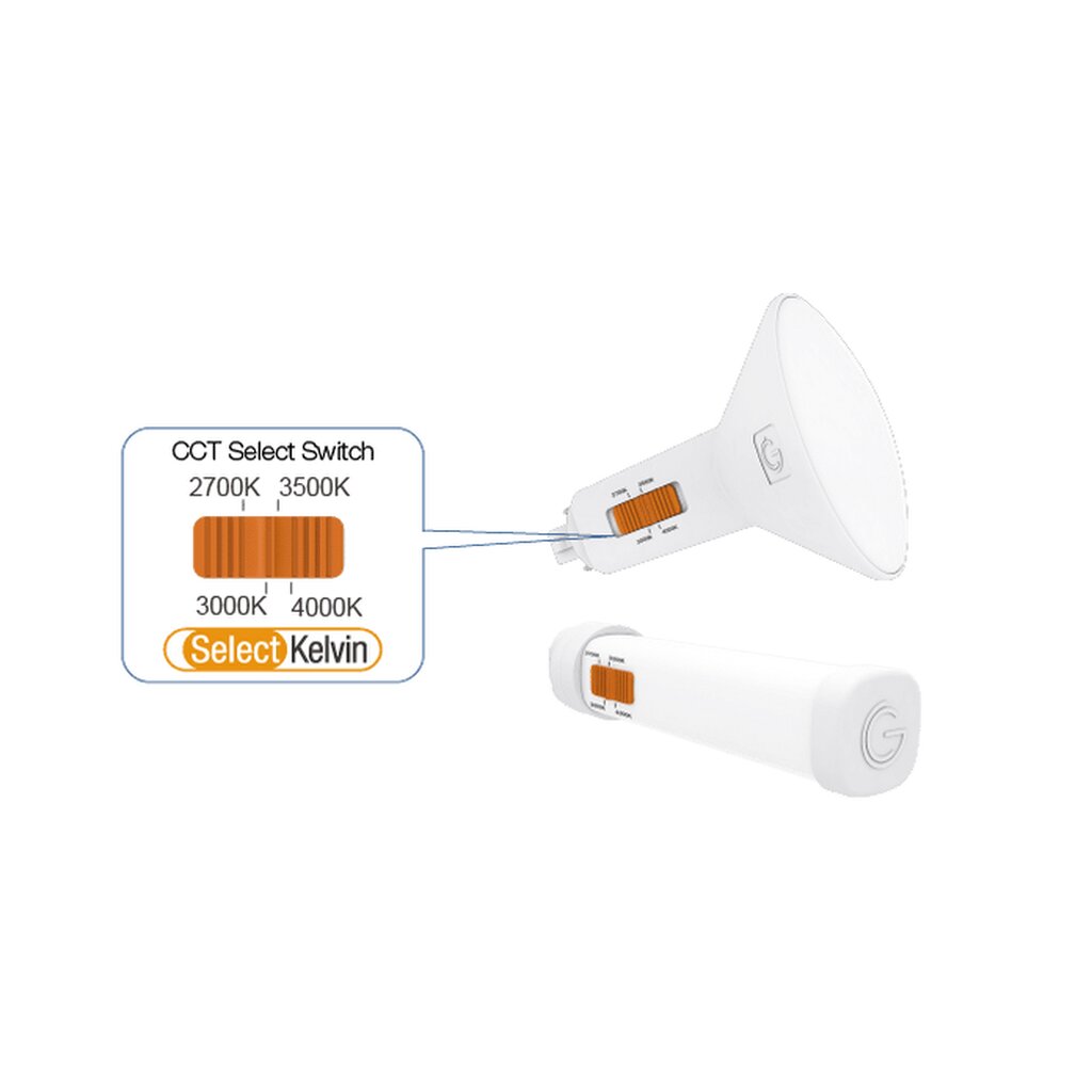 Green Creative 37085 8W BR30 CCT LED Light Bulb