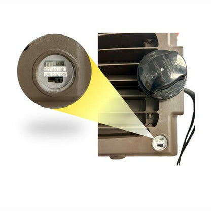 Halco 22900 15W LED Dimmable Fixture Sektor Floodlight Bronze with