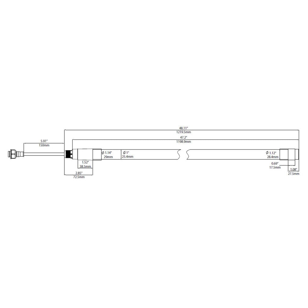 LED One LOC-4FTCT-18W50K 18W LED Light Bulb