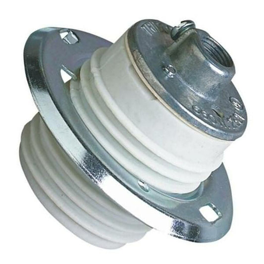 6 pack - Westinghouse 7042900 Porcelain Threaded Socket with Steel