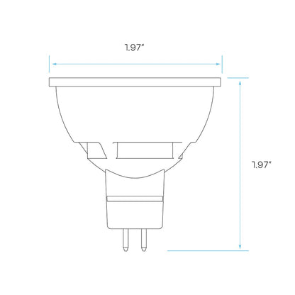 Luxrite LR21407 6.5W MR16 LED Light Bulb