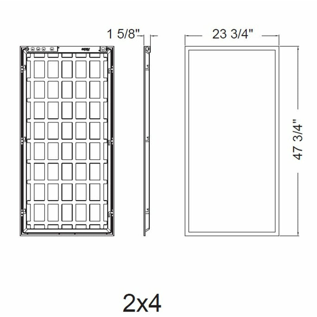 Halco 90526 30W/35W/40W LED Fixture 2X4 Flat Panel Lumen & Color
