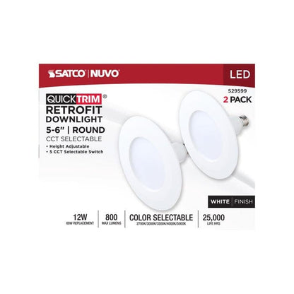 Satco S29599 12W LED Adjustable Dimmable Fixture