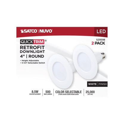 Satco S29598 8.5W LED Adjustable Dimmable Fixture