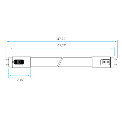 Luxrite LR34246 12W/15W/18W T8 LED Light Bulb