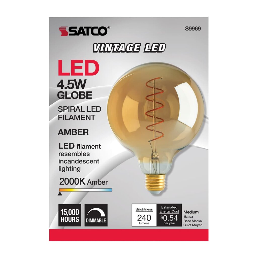 Satco S9969 4.5W G40 LED Light Bulb