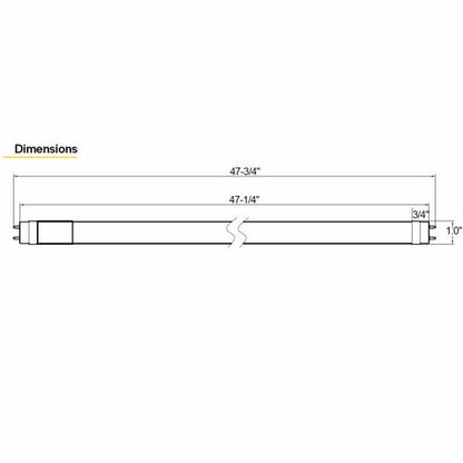 Halco 87217 17W T8 LED Light Bulb
