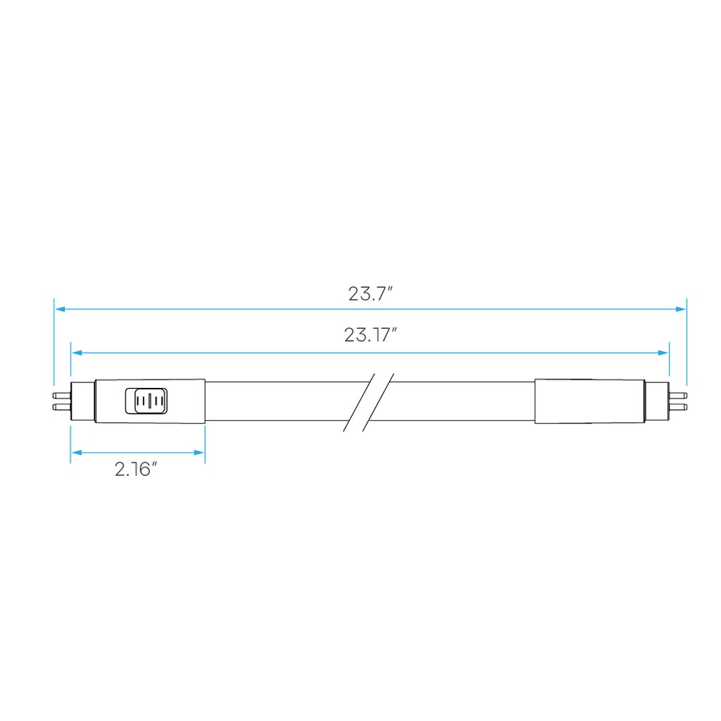 Luxrite LR34241 8W T8 LED Light Bulb