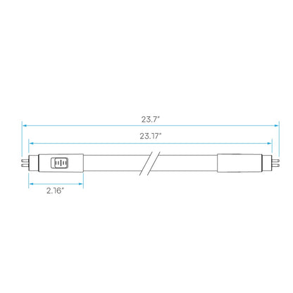 Luxrite LR34241 8W T8 LED Light Bulb