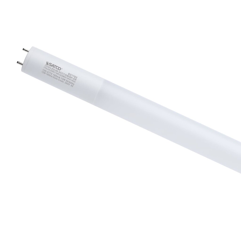 Satco S21762 12W T8 LED Light Bulb