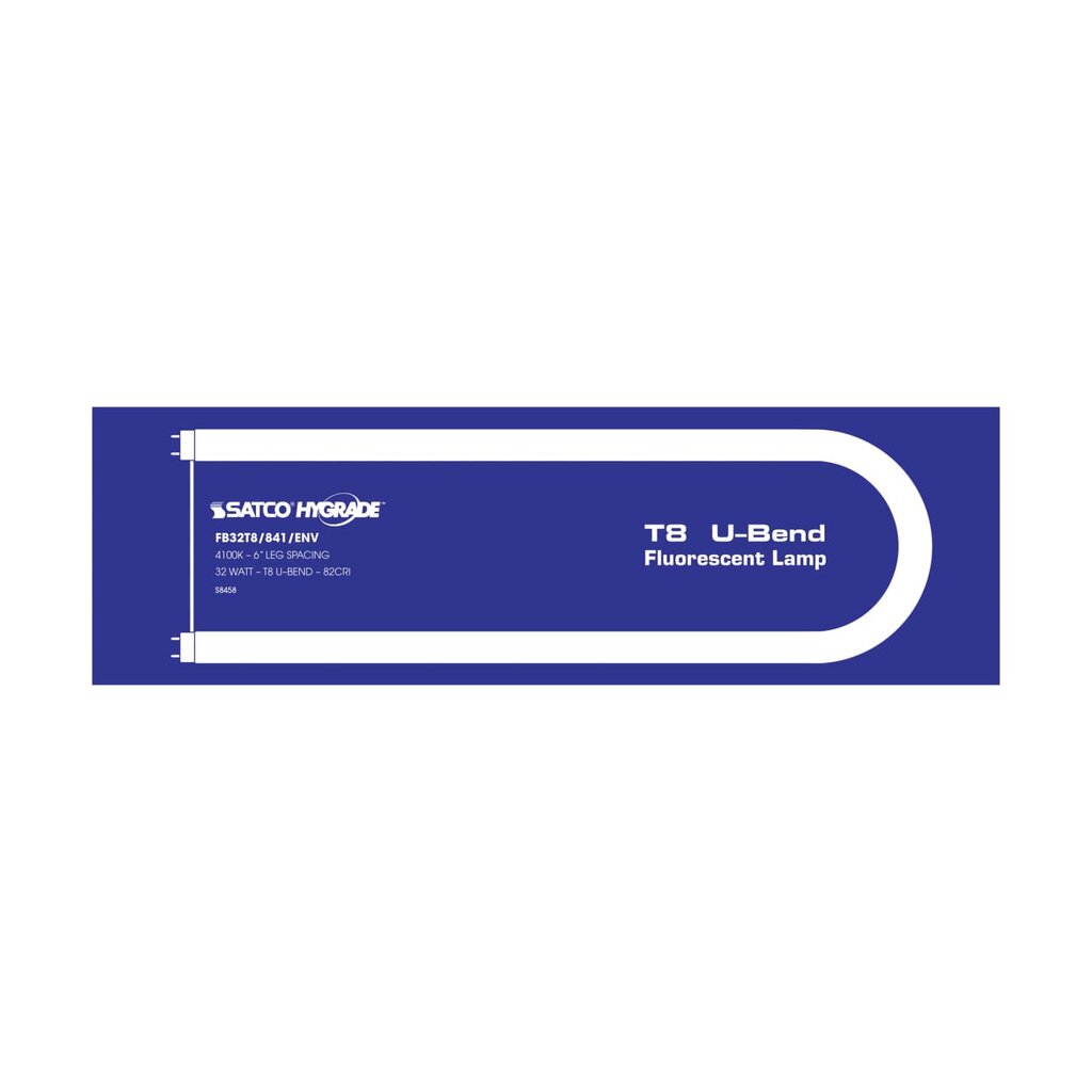 Satco S8458 32W T8 U-Bend Fluorescent Light Bulb