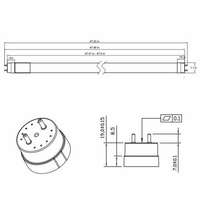 Halco 87216 14W T8 LED Light Bulb