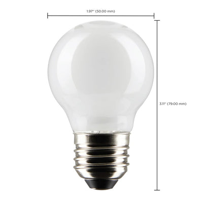 Satco S21816 4.5W G16.5 Warm White LED Light Bulb