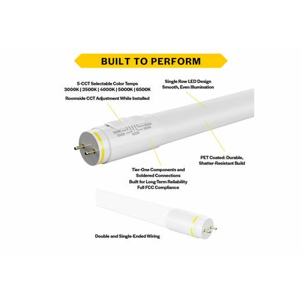 Halco 87302 12.5W T8 CCT LED Light Bulb