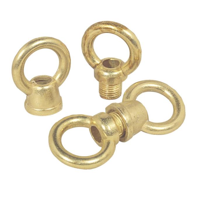 Westinghouse 7025000 Two 1" Diameter Female and Male Loops Brass
