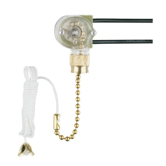 Westinghouse 7702300 ACCESSORY-OTHER Fan Light Switch with Polished